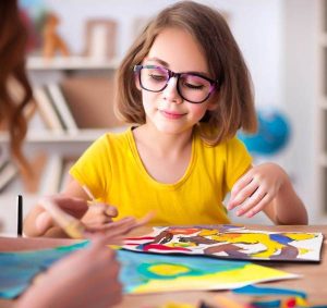 Combining art and therapy in autism